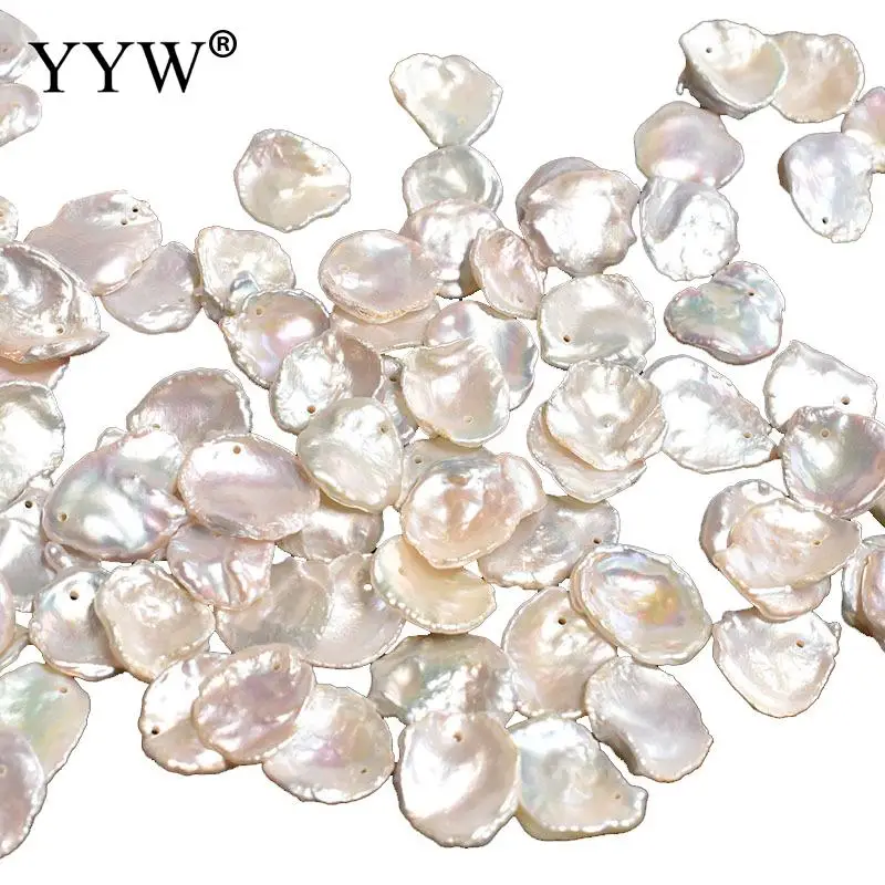 1PC Keshi Cultured Freshwater Pearl Beads Natural Fashion Pearls White 11-13mm Jewelry Handmade Making DIY Necklace Bracelet