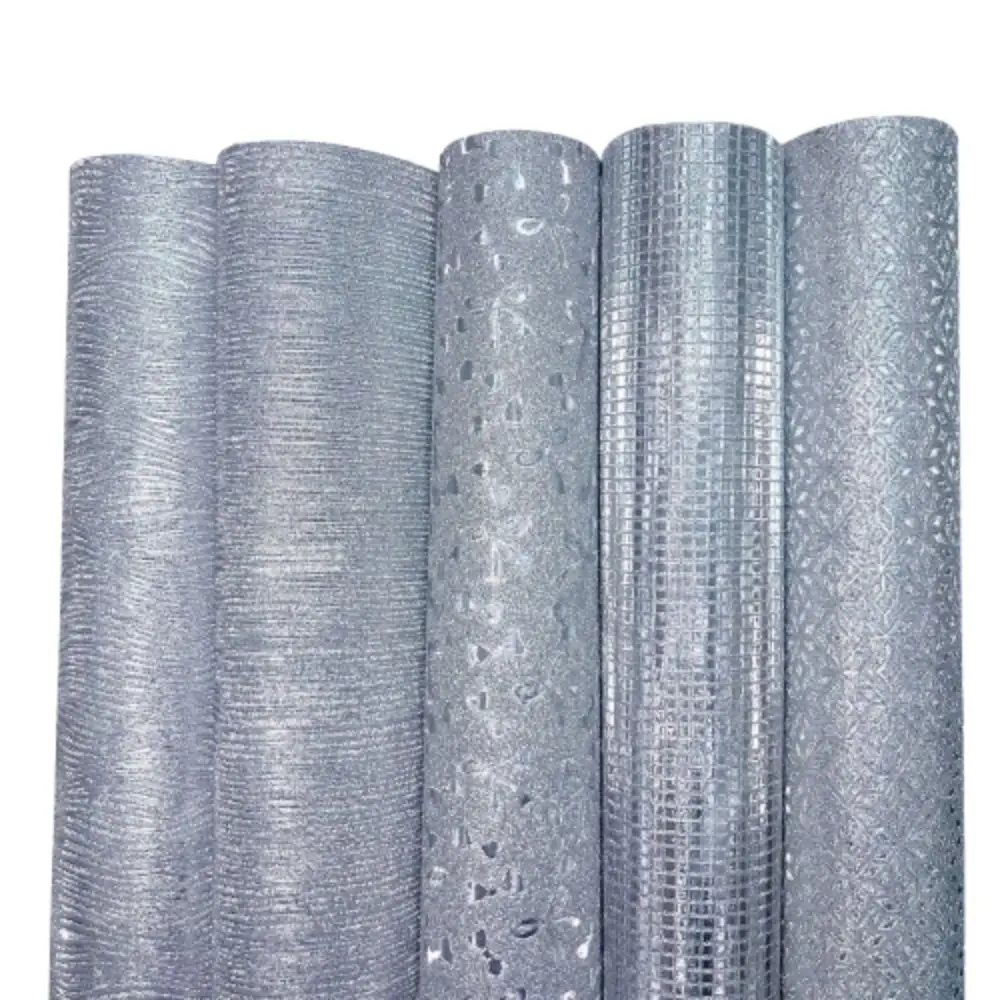 5pcs/set Fuse Beads Silver Glitter Baking Cloth Shining DIY Melting Beads Baking Cloth High Temperature Resistant Reusable
