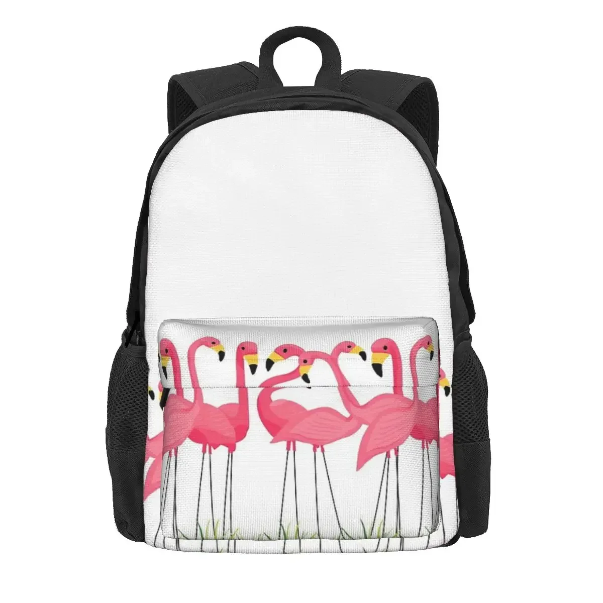 Flamingo Cactus Tropical Ruber Backpacks Boys Girls Bookbag Students School Bags Kids Rucksack Laptop Rucksack Shoulder Bag