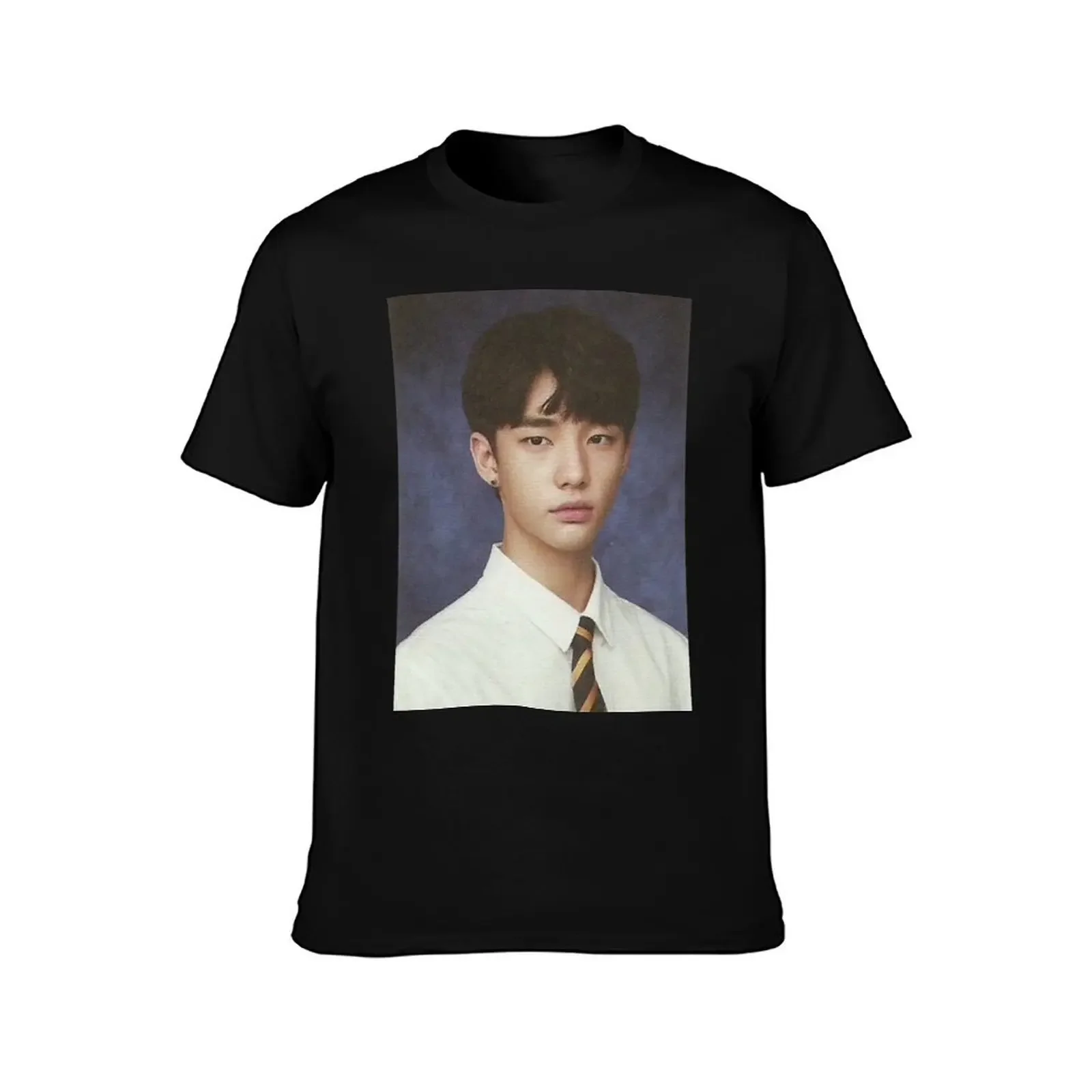 HYUNJIN - Mixtape T-Shirt Casual Basic Short Sleeve T-Shirt