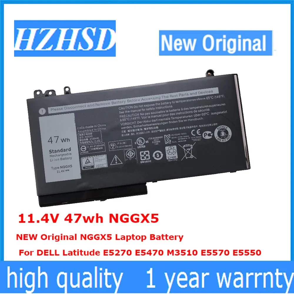 Imagem -01 - Bateria Original do Portátil para Dell Latitude E5270 E5470 M3510 E5570 E5550 Rdrh9 954df Jy8d6 11.4v 47wh Nggx5 bateria original do portatil para dell latitude e5270 e5470 m3510 e5570 e5550 rdrh9 954df jy8d6 114v 47wh nggx5 01