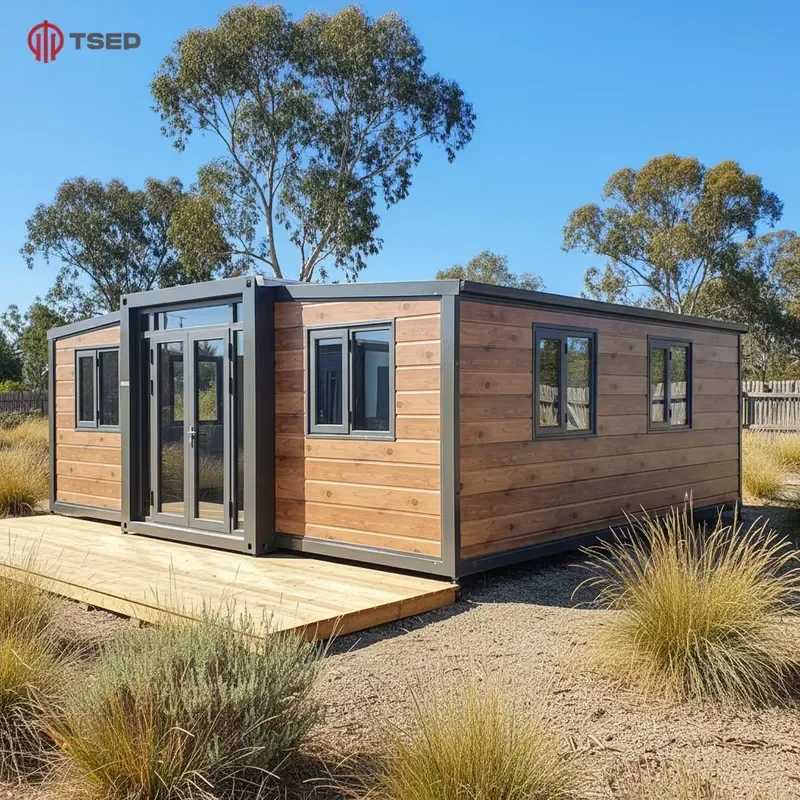 Prefabricated Houses Mobile Tiny Home Sleeping 20ft 40ft Easy Assemble Expandable Container House Price