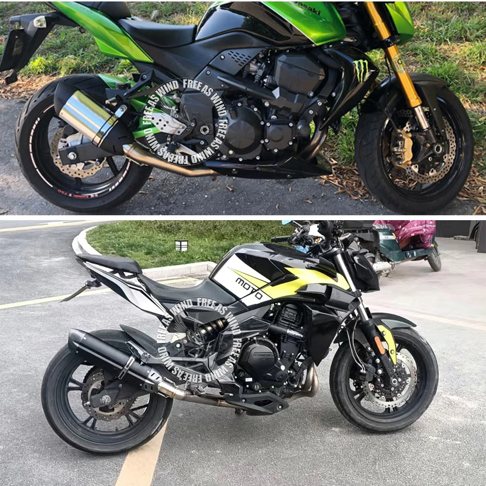 51MM Universal Exhaust Muffler Pipe for miv Z250Z800Z900 R1R3R6R25 MT07 ZX10RZX6R ETC Moto Exhaust Escapes Modified Parts - Image 5