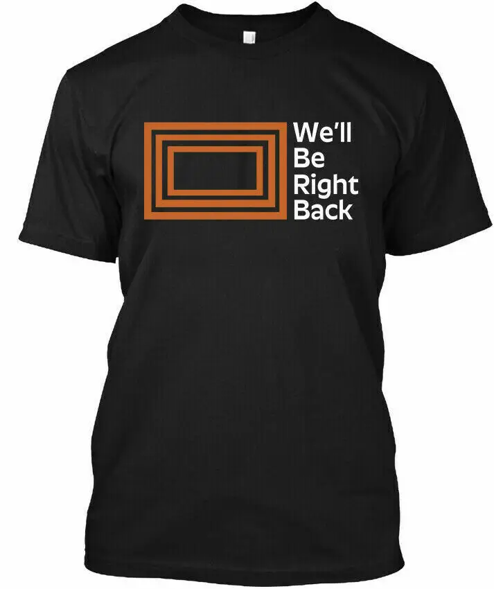 NWT The Eric Andre Show We'll Be Right Back Chat TV T Shirt