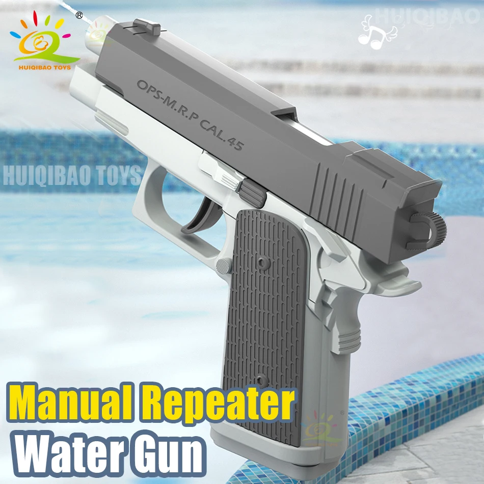 2025 M1911 물총 권총 슈팅 장난감 자동 여름 야외 놀이 수상 스포츠 해변 장난감 어린이를위한 소년 소녀 성인 선물