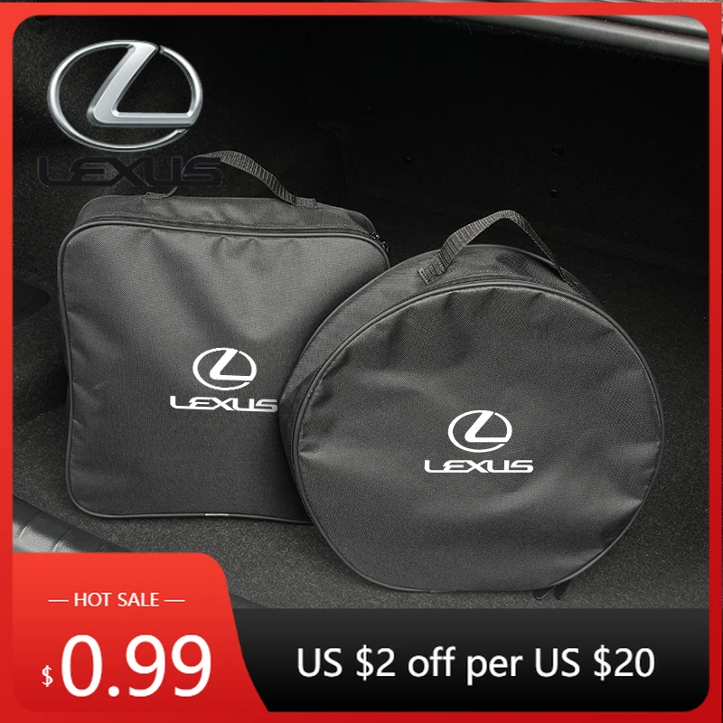 

Interior Stickers Car Trunk Storage Bag Car Charging Gun Organizer Bag Tool Pocket For Lexus ES CT GS NX IS250 CT200h IS300h ES3