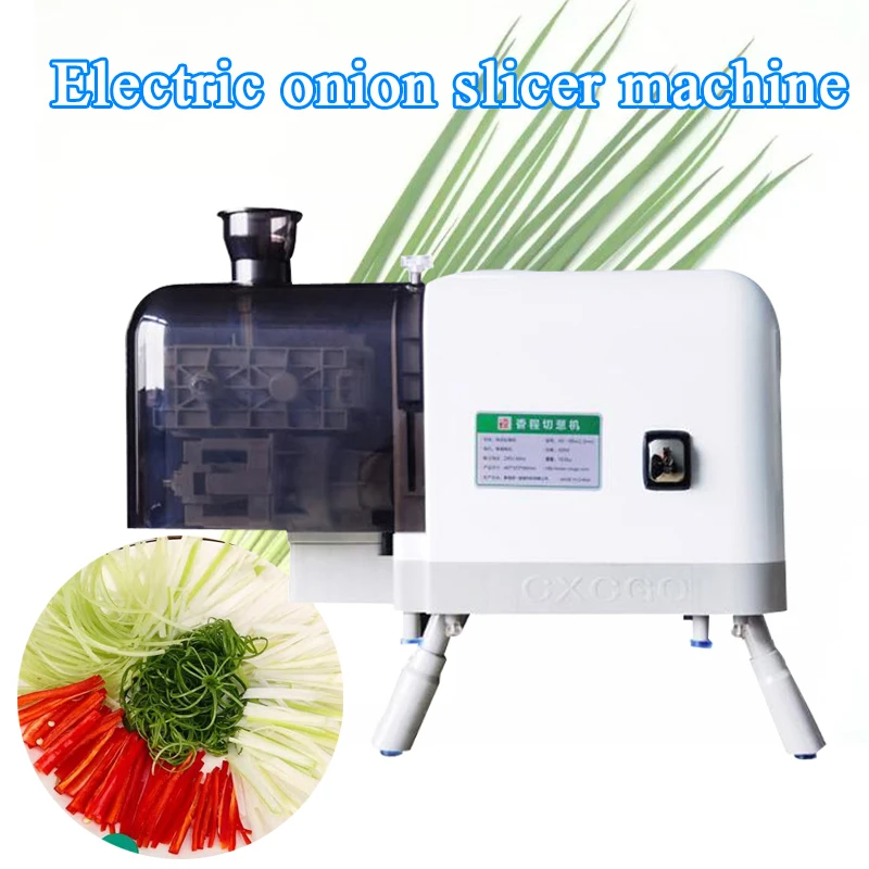 

PBOBP Small Desktop Scallion Shredder Spring Onion Slicing Machine Celery Green Capsicum Pepper Chili Slicer Machine