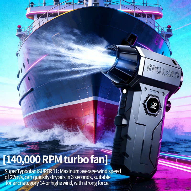 

X7 450000 об/мин 2-в-1 пылесос-воздуходувка | Устройство для быстрой зарядки и очистки автомобиля и ПК