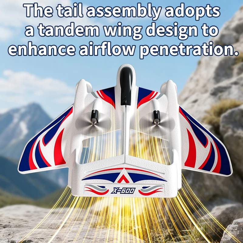 Amphibious YJ-680 Waterproof 2.4G Radio EPP Foam Fixed-Wing Glider Aircraft RC Plane with LED Lights Plane Toys