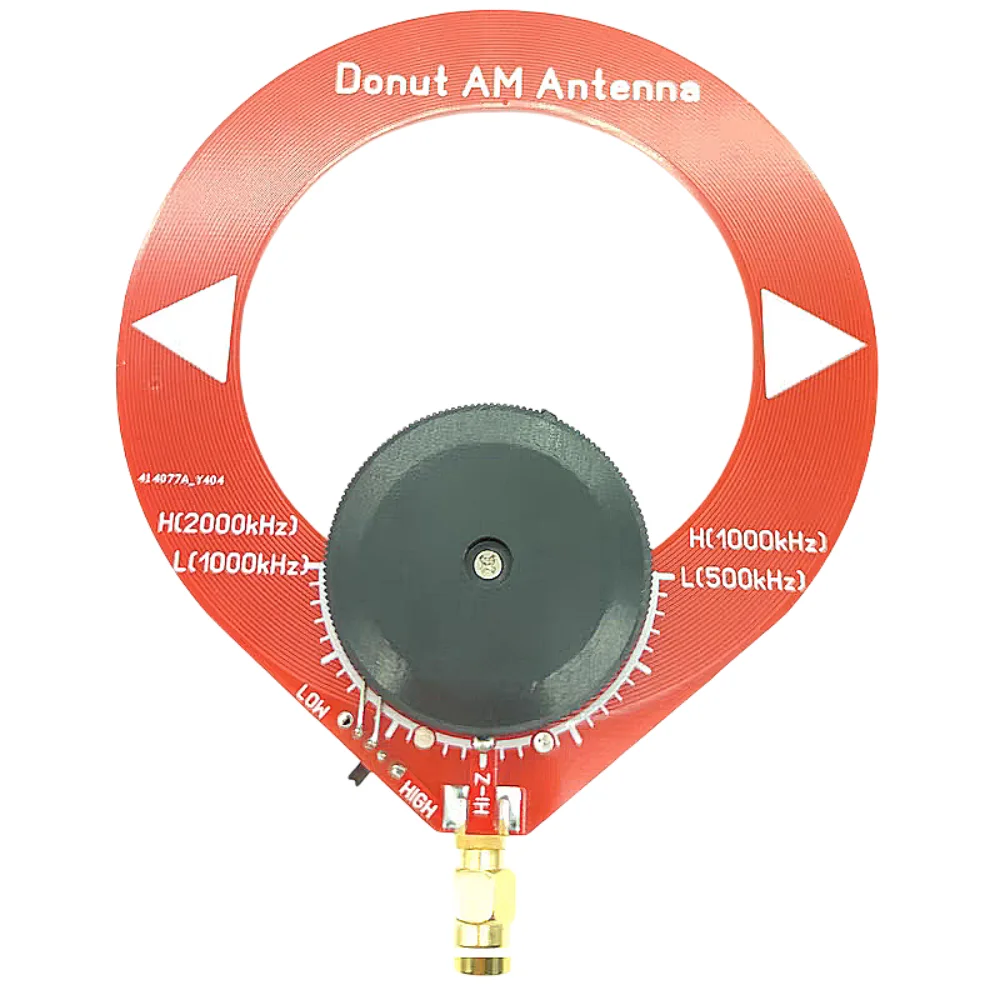 Imagem -02 - Malaquita-antena Curta Donut Onda Média 5002000khz 4m-24mhz am sw Antena Mini Anel Top3m9037 Amplificador de Sinal
