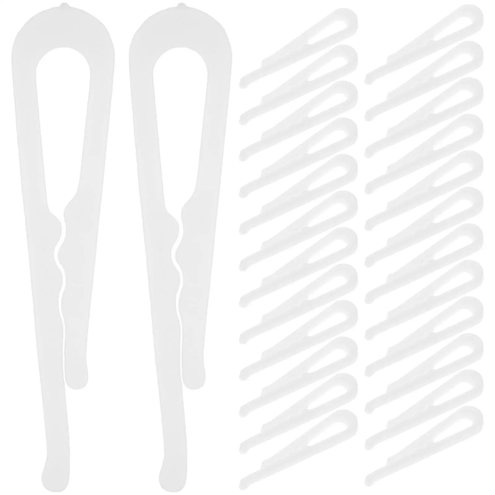 

100pcs Clothing Clips Shirt Fixing Accessories Small Plastic Clip Sewing Tools Clothespins Folding Garment Hangers Sock Tie