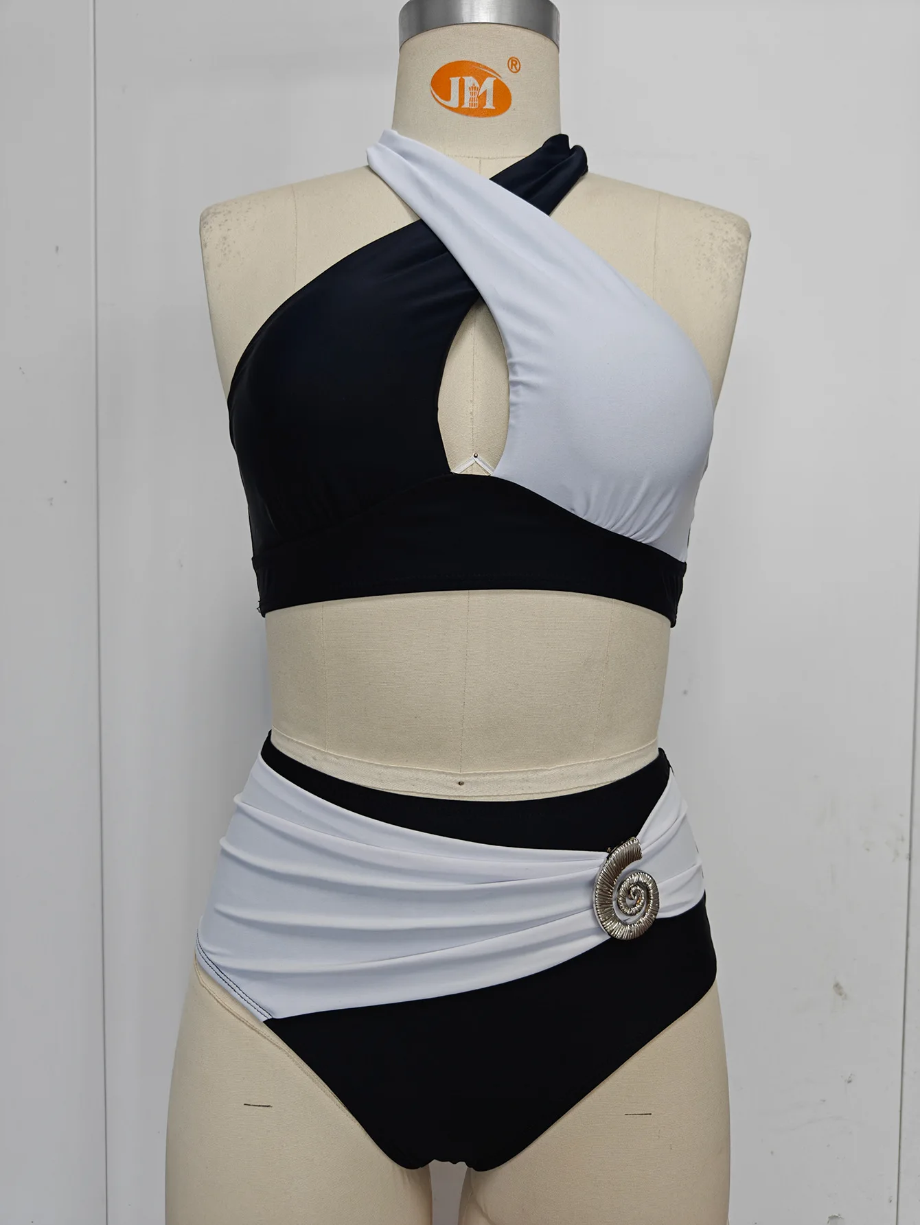 المرأة مثير قطعة واحدة ملابس السباحة الإناث مثير المرأة ثوب سباحة مونوكيني 2026 ضمادة ثوب السباحة مطوي Biquini خمر بحر003 #5