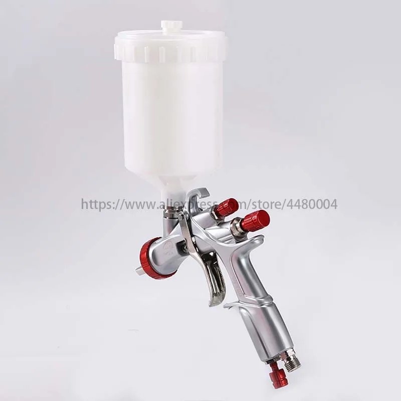 YT160 LVLP Spray Gun Car Painting Gun Professional Airbrush Paint Sprayer 1.3mm Nozzle 600cc Spray Gun for Painting Car