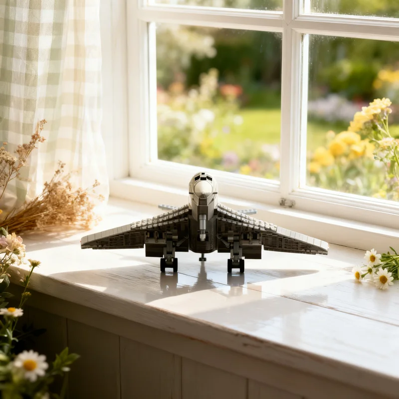 2010pcs MOC 1 72 Scale Concorde Creator Expert Model Building blocks Architecture toys Christmas gifts Education Kids creative