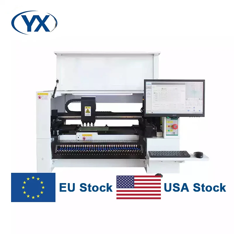 На складе в ЕС YINGXING SMT460S Настольная машина для изготовления лампочек в сборе печатных плат/Машина для производства и размещения SMD/Машина для размещения SMT