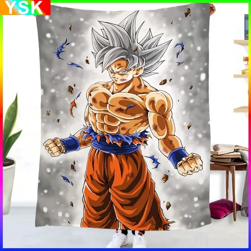 

Dragon Ball Series Digital Printing Double-Sided Flannel Blanket Air Conditioning Blanket Aircraft Blanket Throw Gift