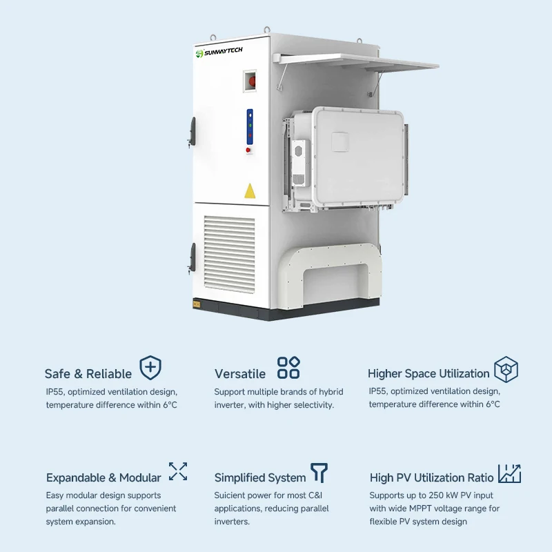 Industrial and CommercialSystem High Voltage Energy Storage Bess 100kw 215kwh Outdoor Cabinet 261kwh Lifepo4 Battery 372kwh