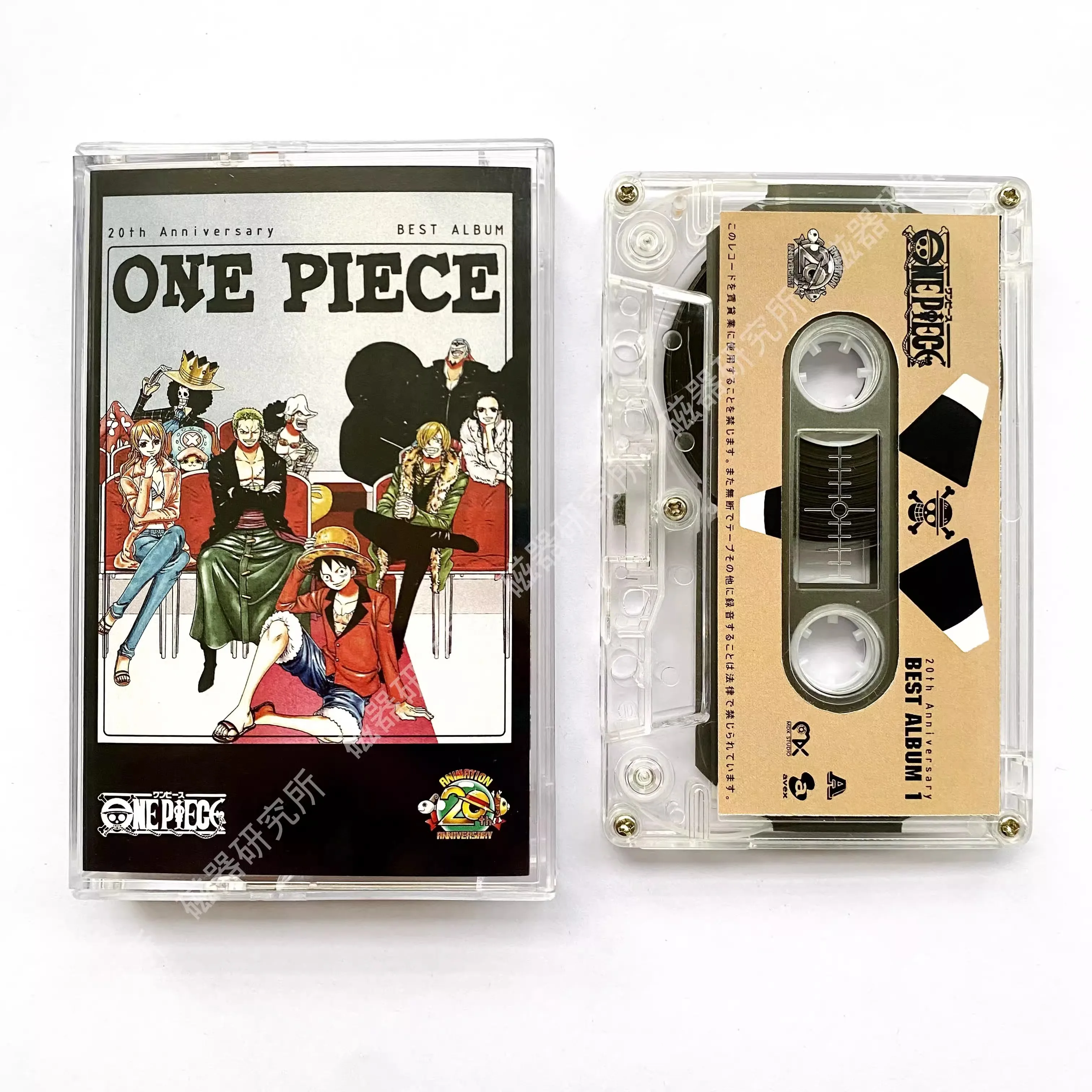 Anime ONE PIECE Roronoa Zoro cinta musical MEJOR ÁLBUM OST Parte I casetes Cosplay Walkman grabadora de coche trampas de sonido colección de cajas