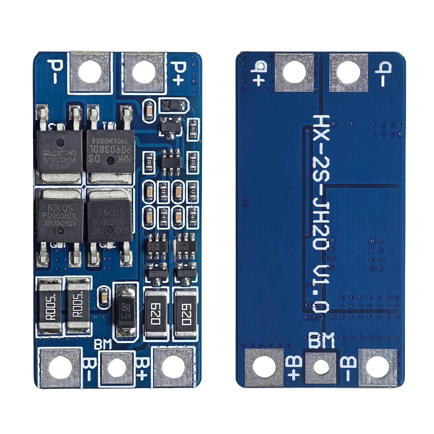 HX-2S-JH20 BMS 2S 7.4V 10A 18650 Lithium Battery Protection Board 8.4V Balanced Function Overcharged Protection Good