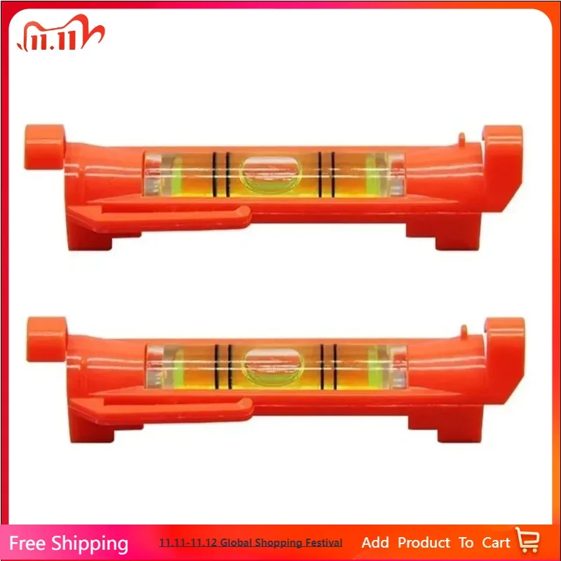 

2pcs Hanging Levels Pen Horizontal Bubble Measuring Level GadgetLevel Portable Acrylic BubbleLevel With Plastic