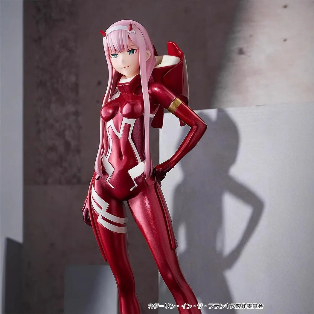 Zero Two Figure Japanese Anime DARLING in the FRANXX PVC Figurine Model Manga Animation Garage Kits Toy Ornaments ACG Collection