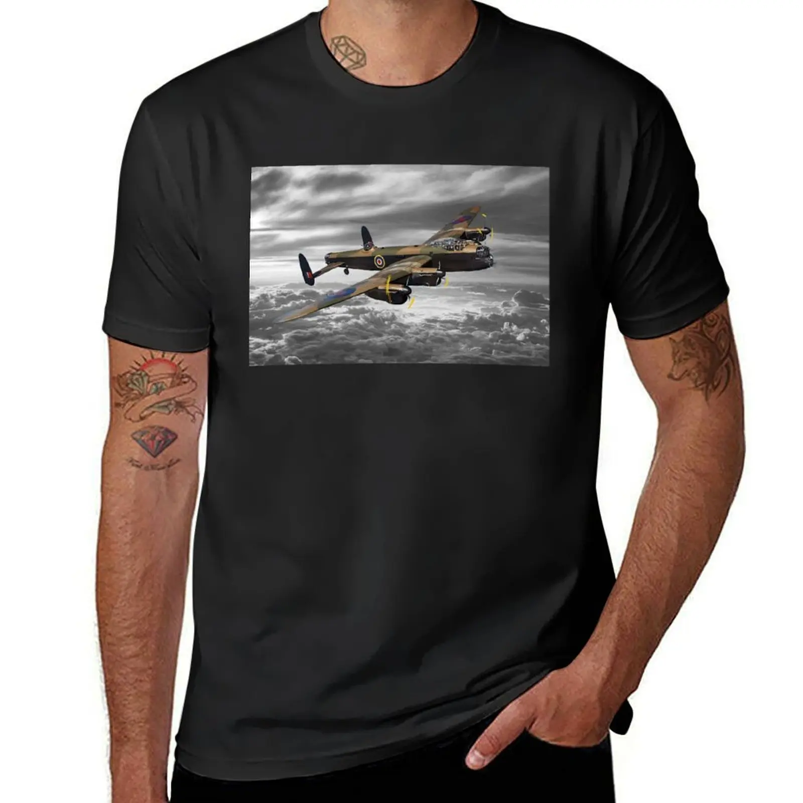 

Avro Lancaster T-Shirt vintage clothes customs design your own blacks sweat mens graphic t-shirts pack