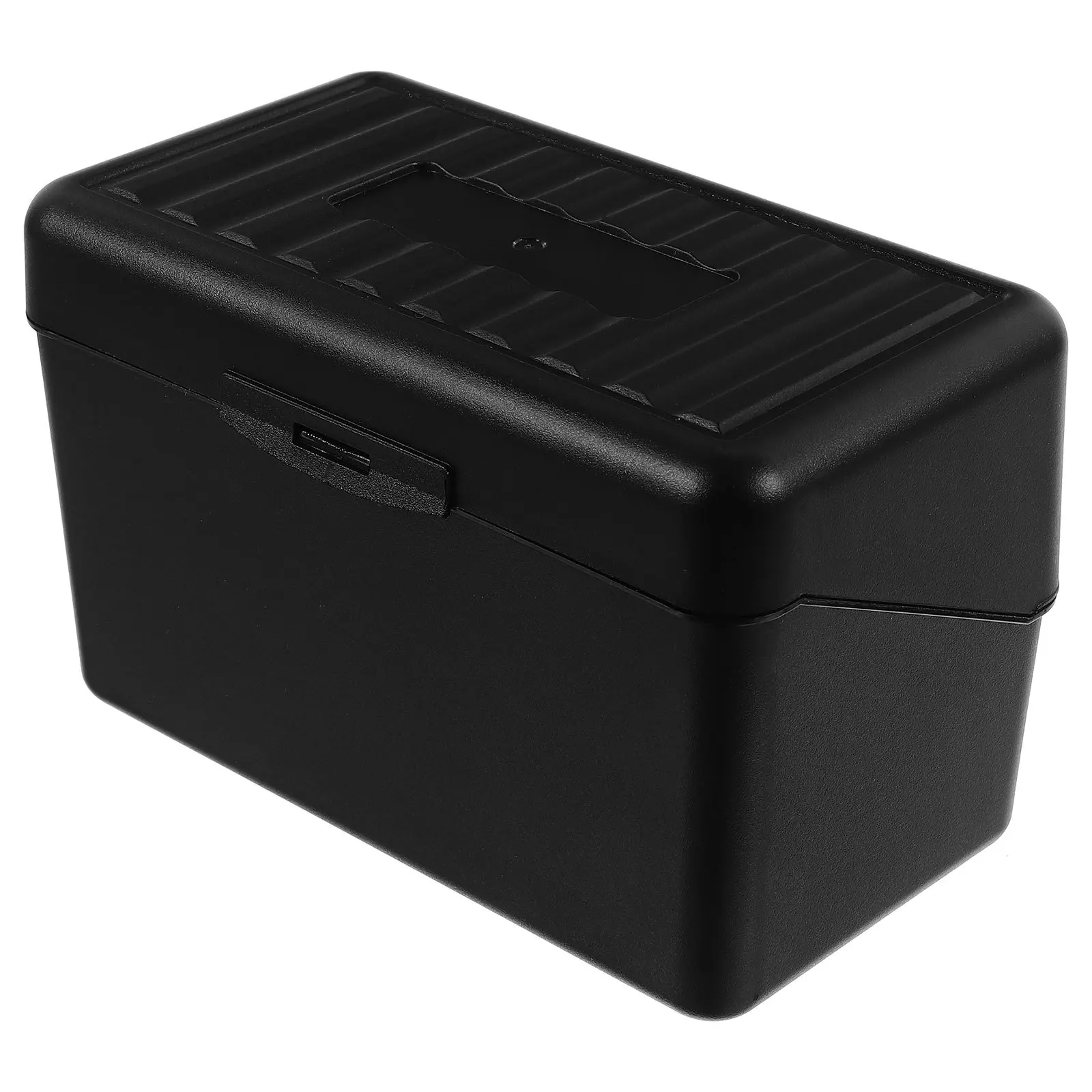 Large Capacity Plastic Card Box for Business Cards Playing Cards Desktop Organizer Office Supplies Storage Container