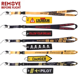 1 PCS Motorcycle Keychain Fashion Pilot Lanyards Follow Your Dreams Lanyard For ID Badge Holders Mobile Lanyards Neck Strap