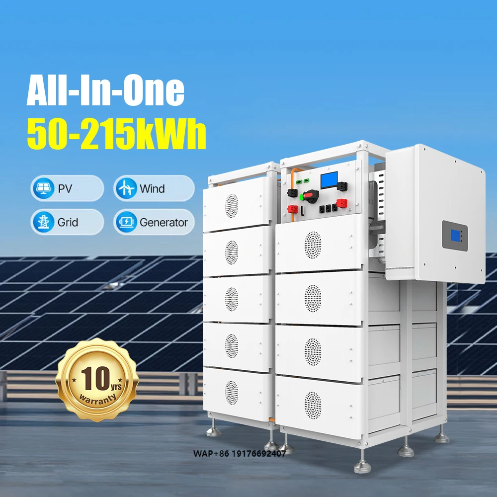High Voltage 280AH Lifepo4 Battery Pack ESS Cabinet 30kw 50kw Plug and Play 100kwh 200kwh 215kwh Energy Storage System