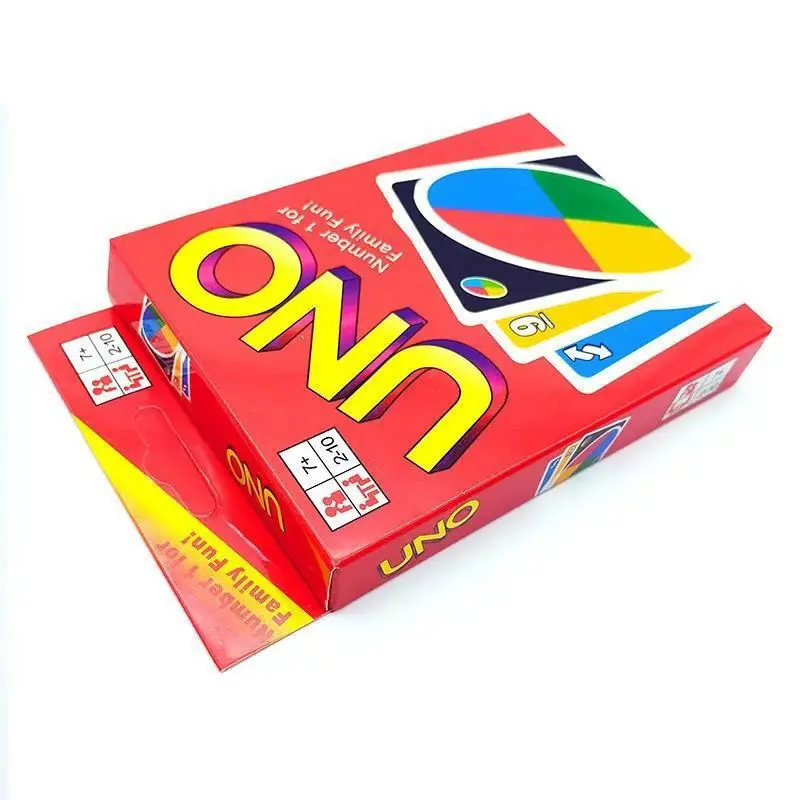 UNO FLIP! Games Family Funny Entertainment Board Game Fun Playing Cards Kids Toys Gift Box UNO Card Game Children Birthday Gifts