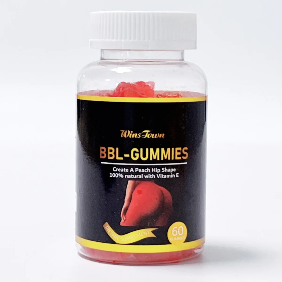 1 bottle of BBL buttock gummies to create peach buttocks for energy and nutrition