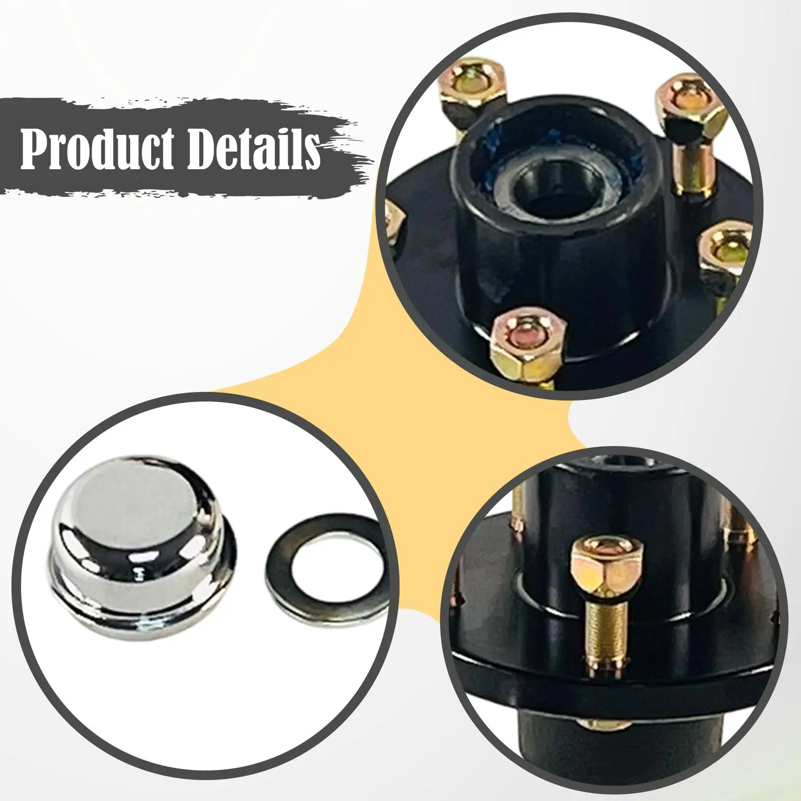 مجموعة أدوات محور المقطورة البديلة لمحاور المقطورة بوزن 2000 رطل #5