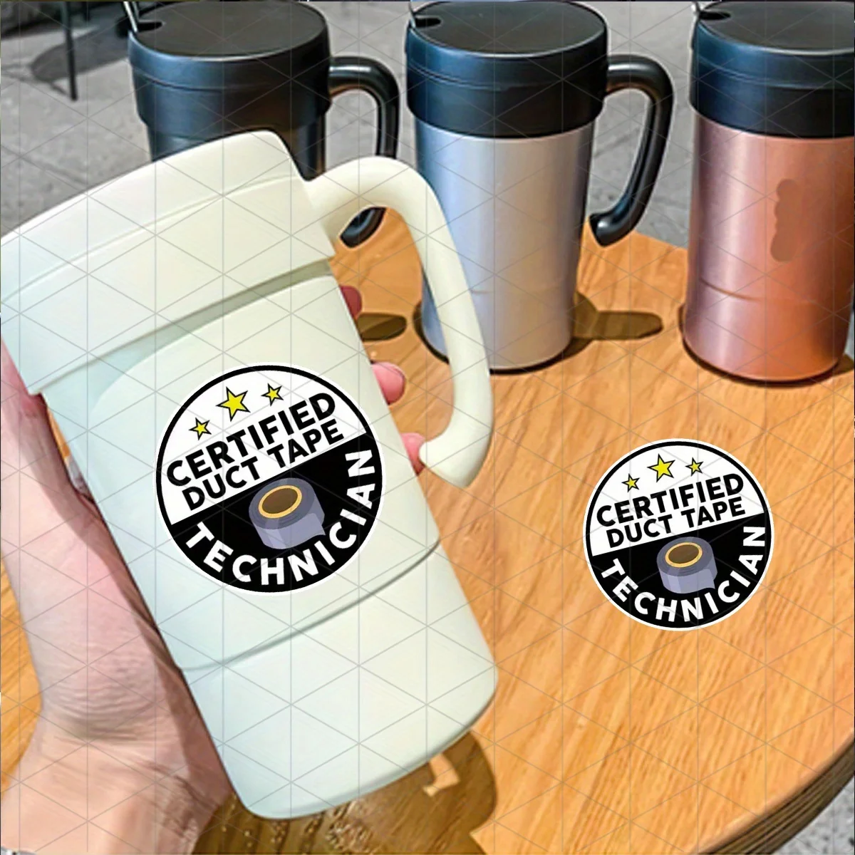 Single-Use Stickers for Toolbox, Bottle, Laptop, Window, Car, Helmet - Waterproof, Removable, Durable Adhesive Labels-Surfaces