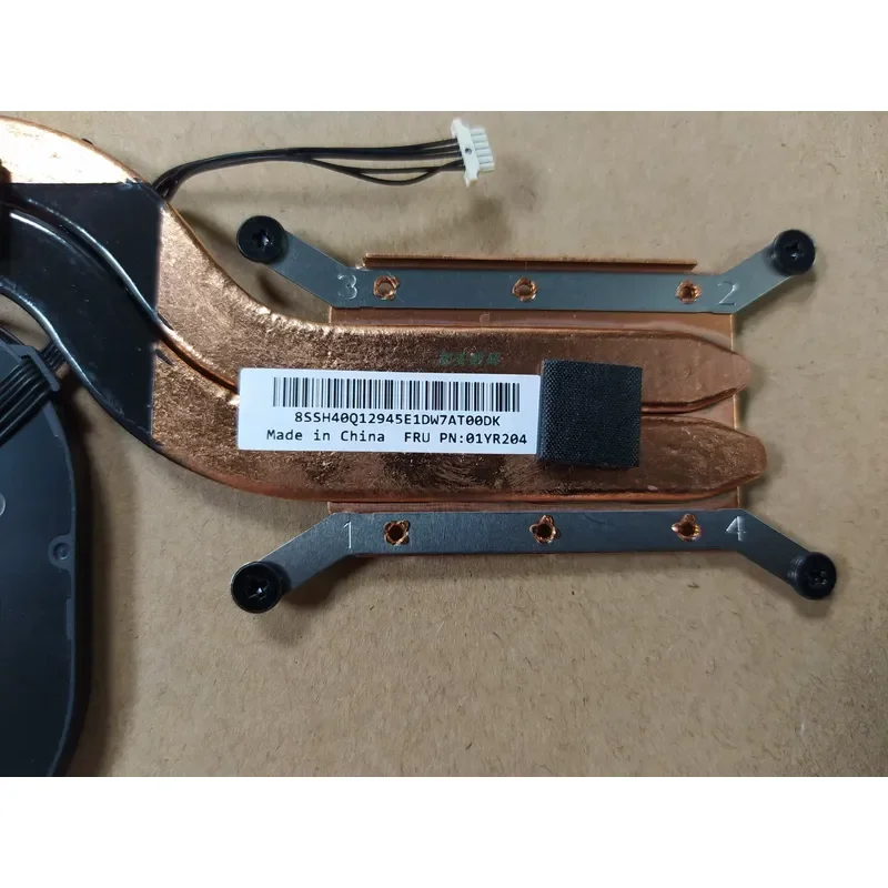 Original Lenovo X1 Carbon 6th Gen CPU Fan Radiator for Lenovo 2018 X1 Carbon 6th Gen 01YR204