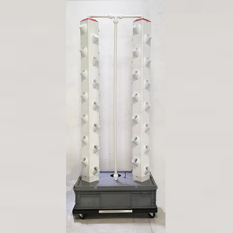 2025년형 고품질 가정용 발코니 무토양 재배 타워 이중 수직 재배 장비 실내 채소 수경 재배 시스템