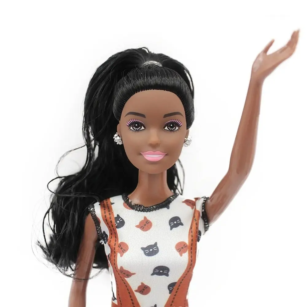 Play House Bambole africane mobili Pelle nera 11 Bambole nere multi-giunte 1/6 Bellissimo giocattolo per bambole da 30 cm