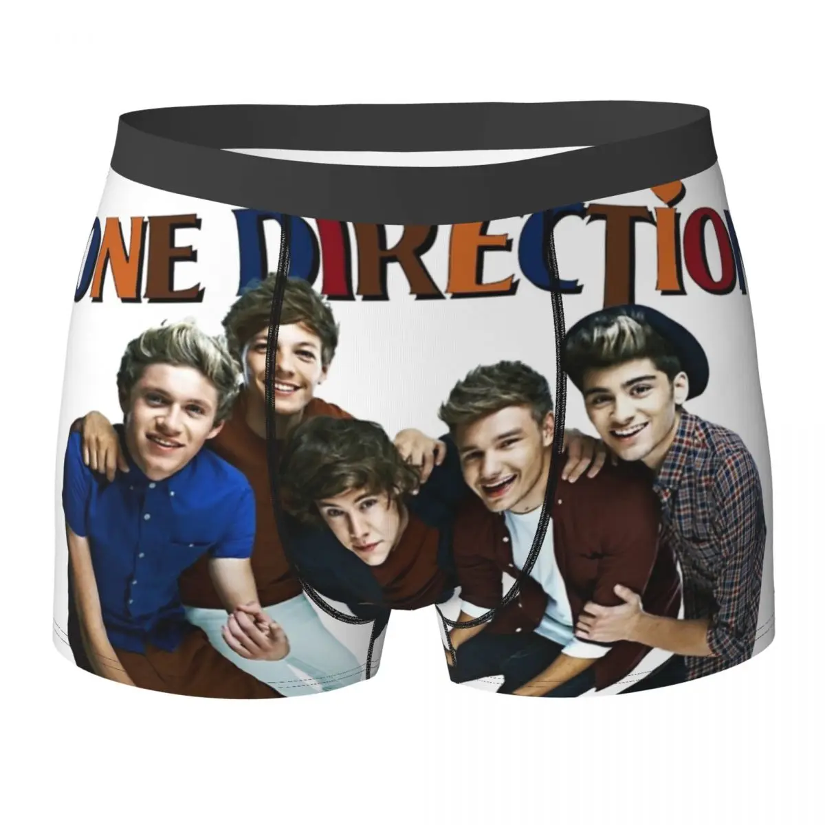 

Нижнее белье с логотипом 1D Ones Music And Directions, сумка для рок-группы, модные шорты-боксеры, шорты с принтом, трусы, мужские трусы, большие размеры