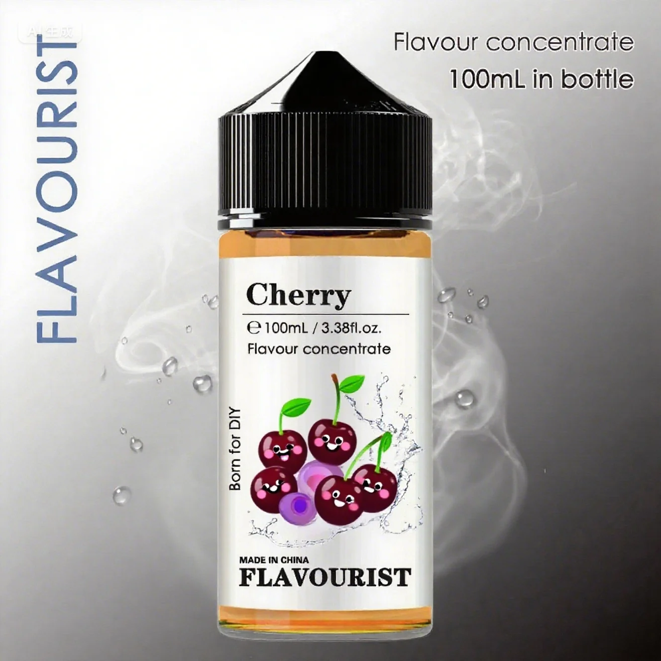 Aromatista cereza Aroma sabor agua solubilidad aromatizante concentrado fruta aromatizada para productos hechos a mano Diy