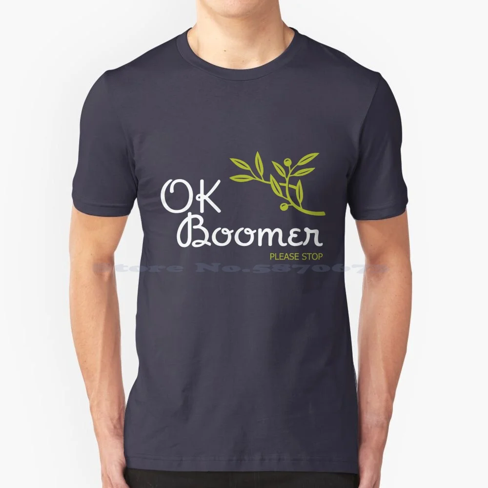 Ok Boomer T Shirt 100% Cotton Tee Ok Boomer Boomers Chain Restaurants Olive Garden Millennial Gen Z