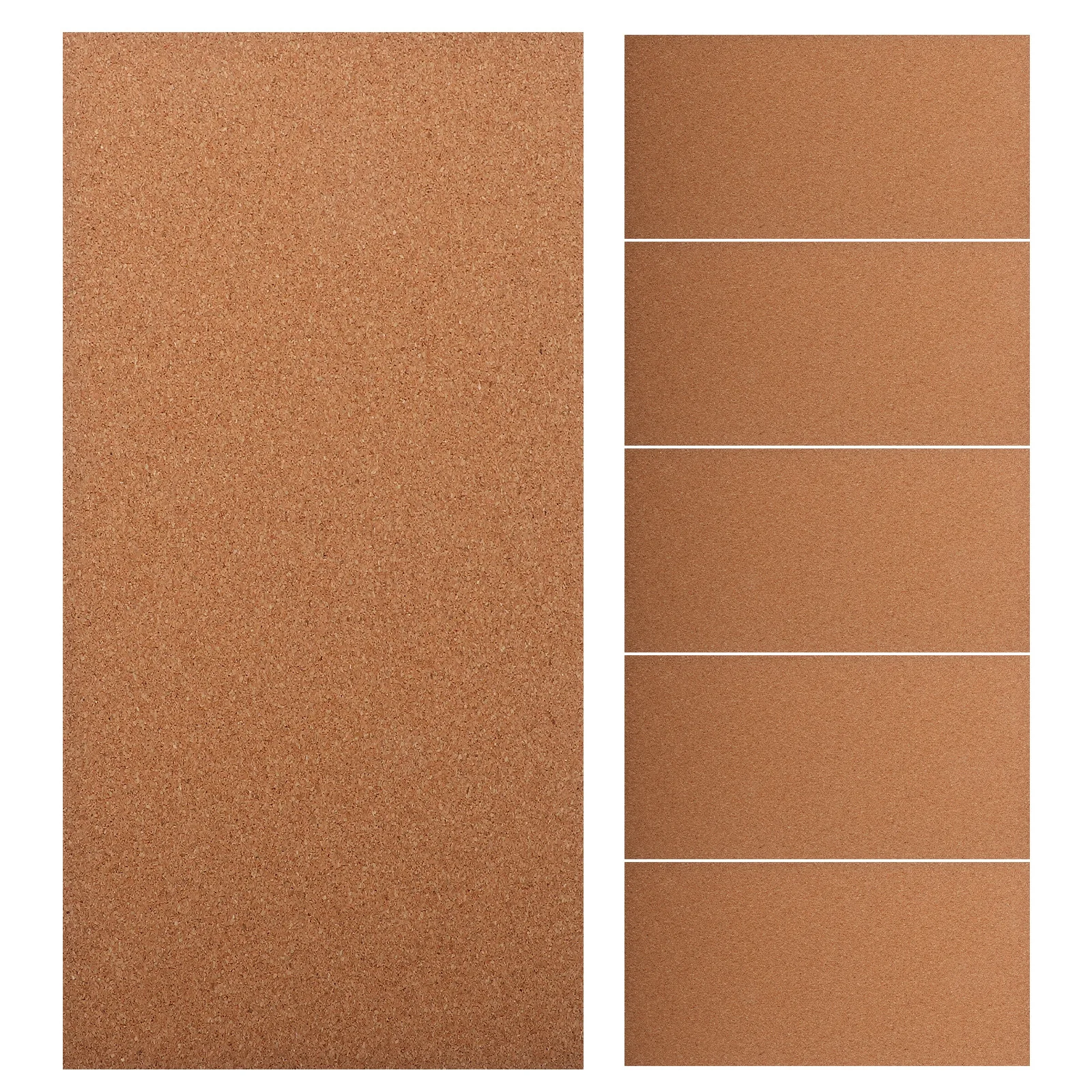 

6Pcs Cork Board High Density Shock Absorbing Anti Slip Sheet for Sand Table DIY Craft Pinable Cork Sheet Wall Decor