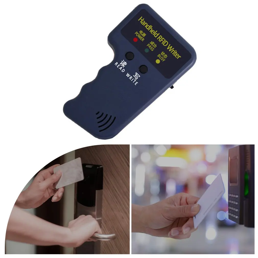 Hot Handheld Copier RFID Card Reader 125KhzCopier Writer Duplicator Programmer Rewritable ID Keyfob Tags Dropshipping Wholesale