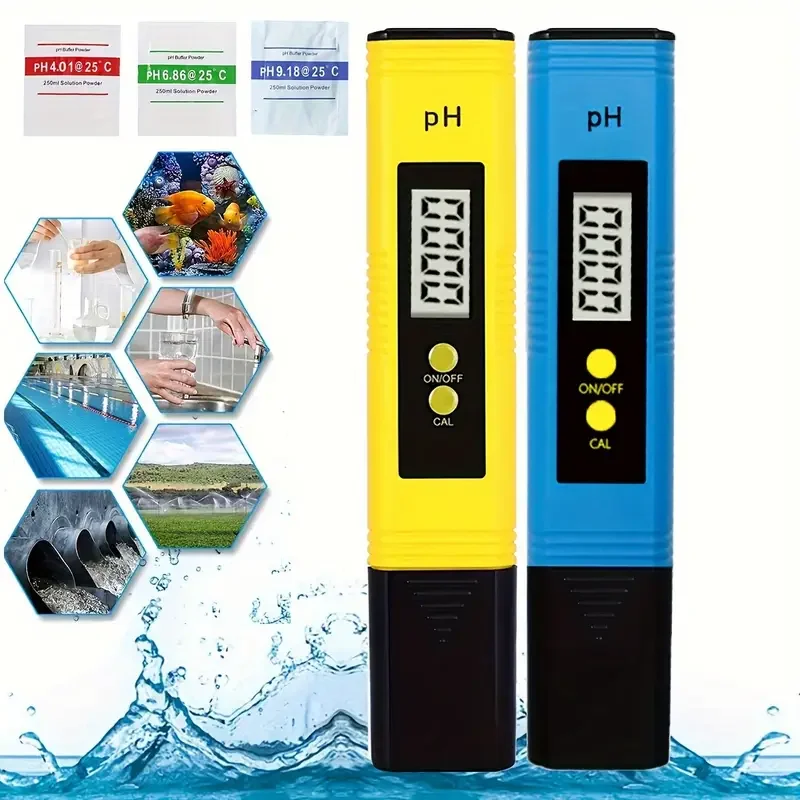 Accurate PH Meter,0.01pH High Accuracy Pen Type pH Tester for Hydroponics, Household Drinking, Pool and Aquarium