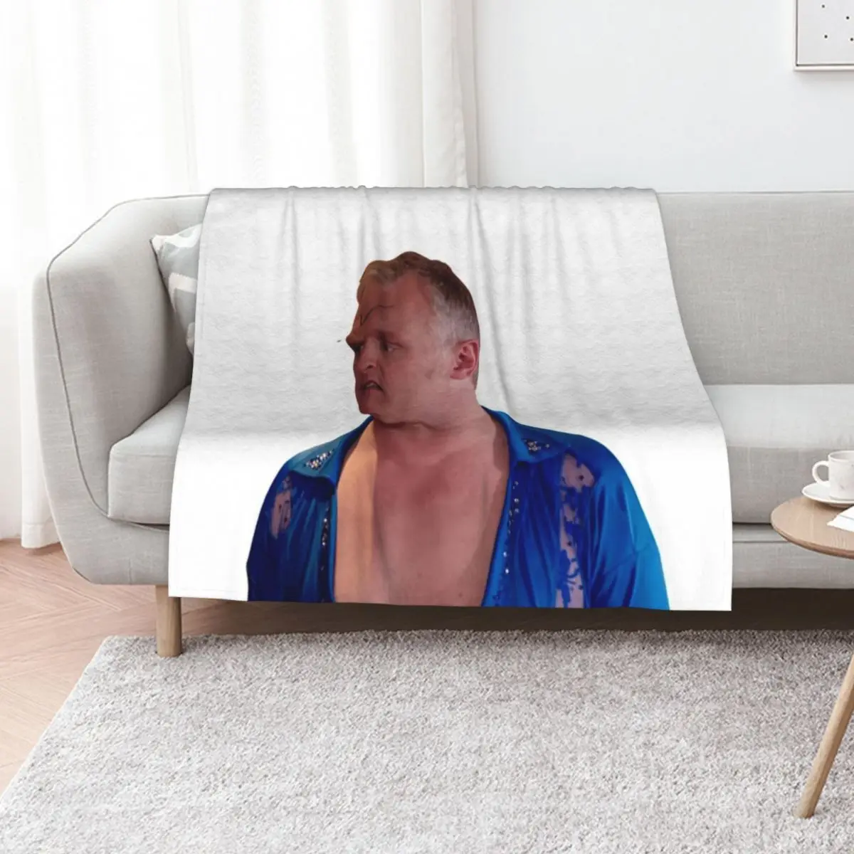 Greg Davies - British Comedy Throw Blanket Soft Big Polar Hairys Cute For Decorative Sofa Soft Beds Blankets