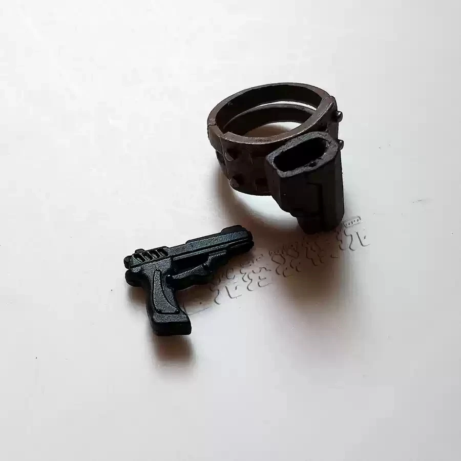 البضائع السائبة 1/18 مقياس الجندي حزام مسدس خنجر تلسكوب الجليد الفأس الفأس نموذج الملحقات صالح 3.75 بوصة عمل الشكل الجسم الهدايا