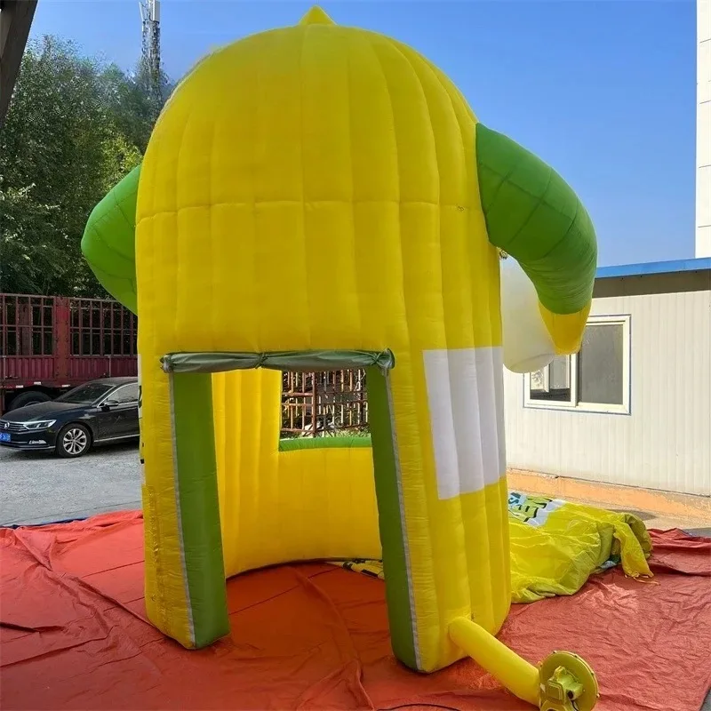 Lemonade stand inflatable pavilion, custom inflatable cartoon lemon pavilion juice sales
