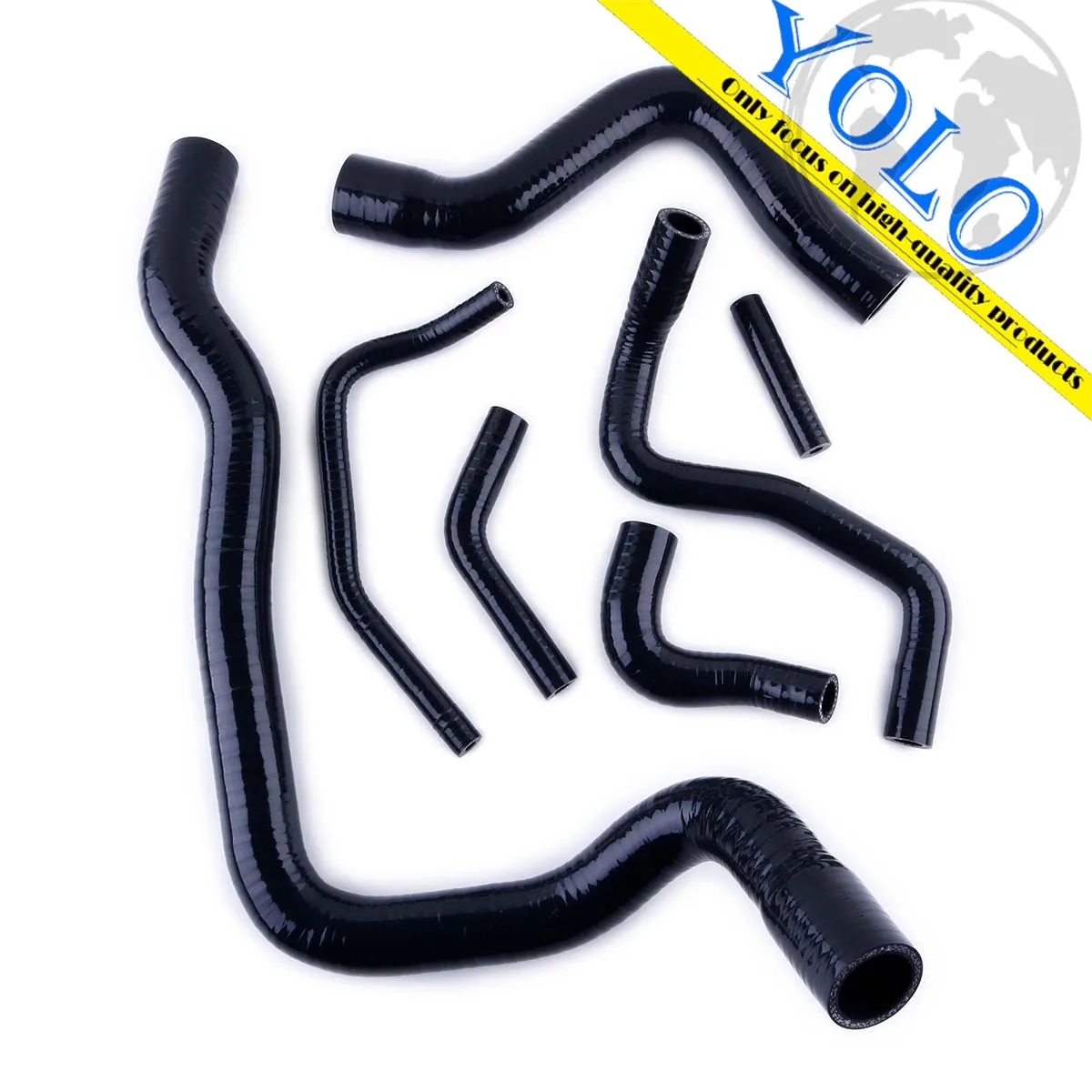 

YOLO For Volvo 850 T-5 / 1997 S70 1998 1999 2000 / V70 1998 1999 2000 01 02 03 2004 Silicone Radiator Coolant Pipe Tube Hose Kit