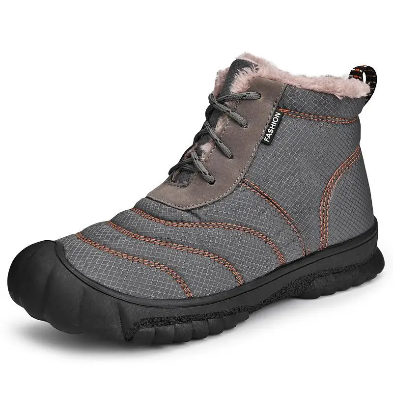 Latest Fashion Winter Warm Men Work Safety Boots Waterproof Rugged Steel Toe Shoes Sneaker Safety Protection Coldproof Men Shoes