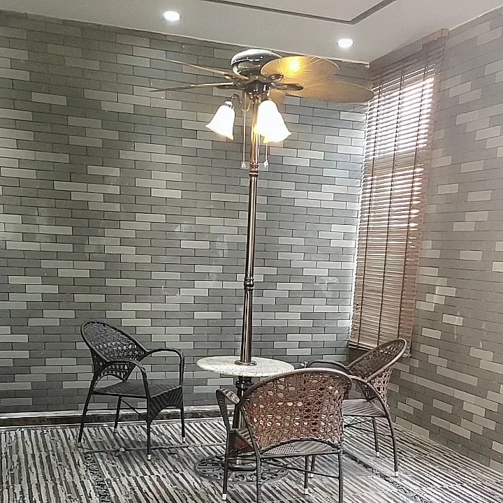 Waterproof outdoor fan patio 52 inch pull chain garden metal decorative stand fan outdoor ceiling fan with light