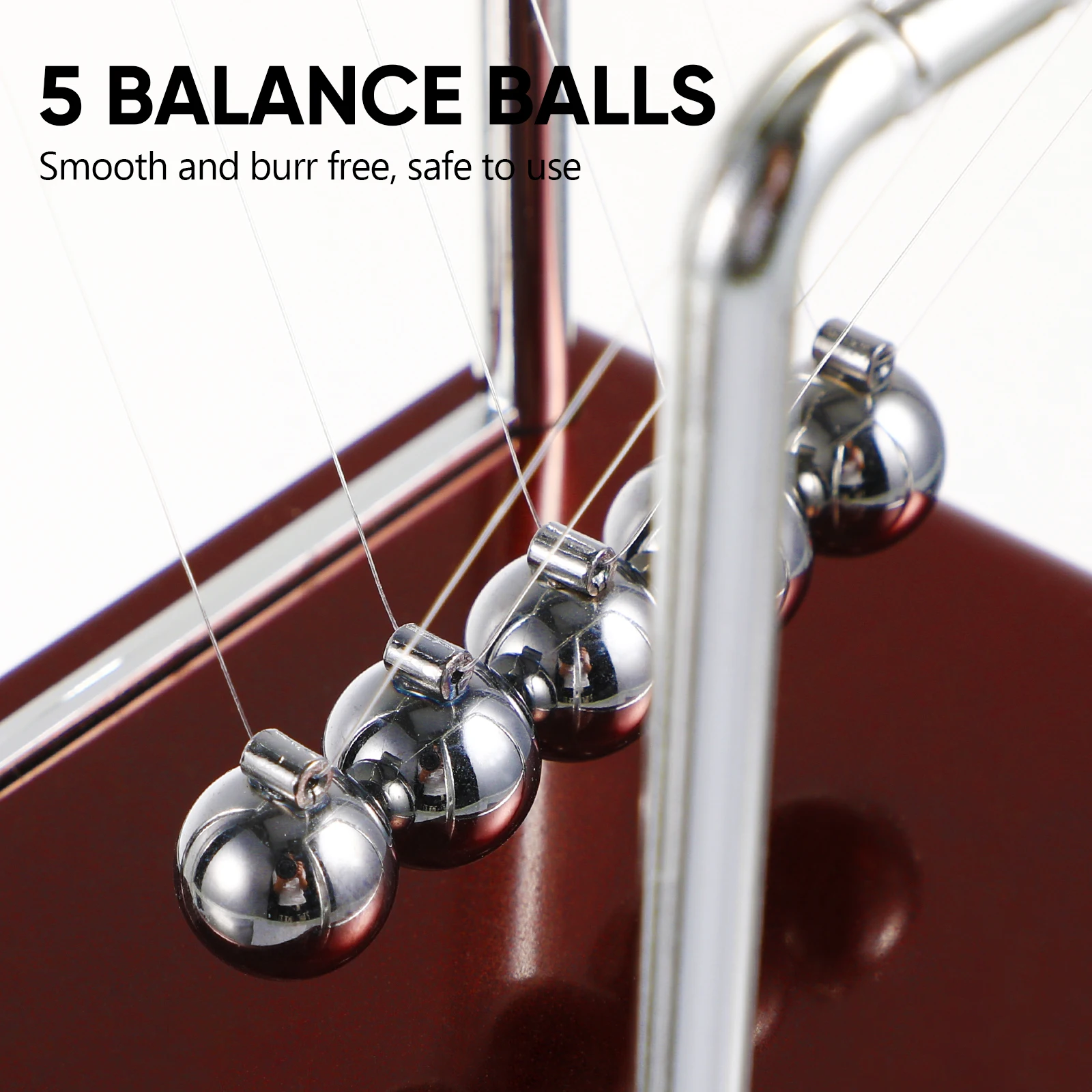 

Metal Newton's Swaying Ball Cradle Balance Balls Desk Office Decor Toy Gadget Desktop Decoration Man Accessories
