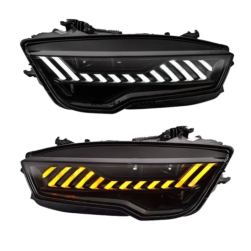 YU GUANG for A7 2011 2015 2018 Front Lights Auto LED Headlights Modified Durable A7 Style Head Lights Lamps Assembly